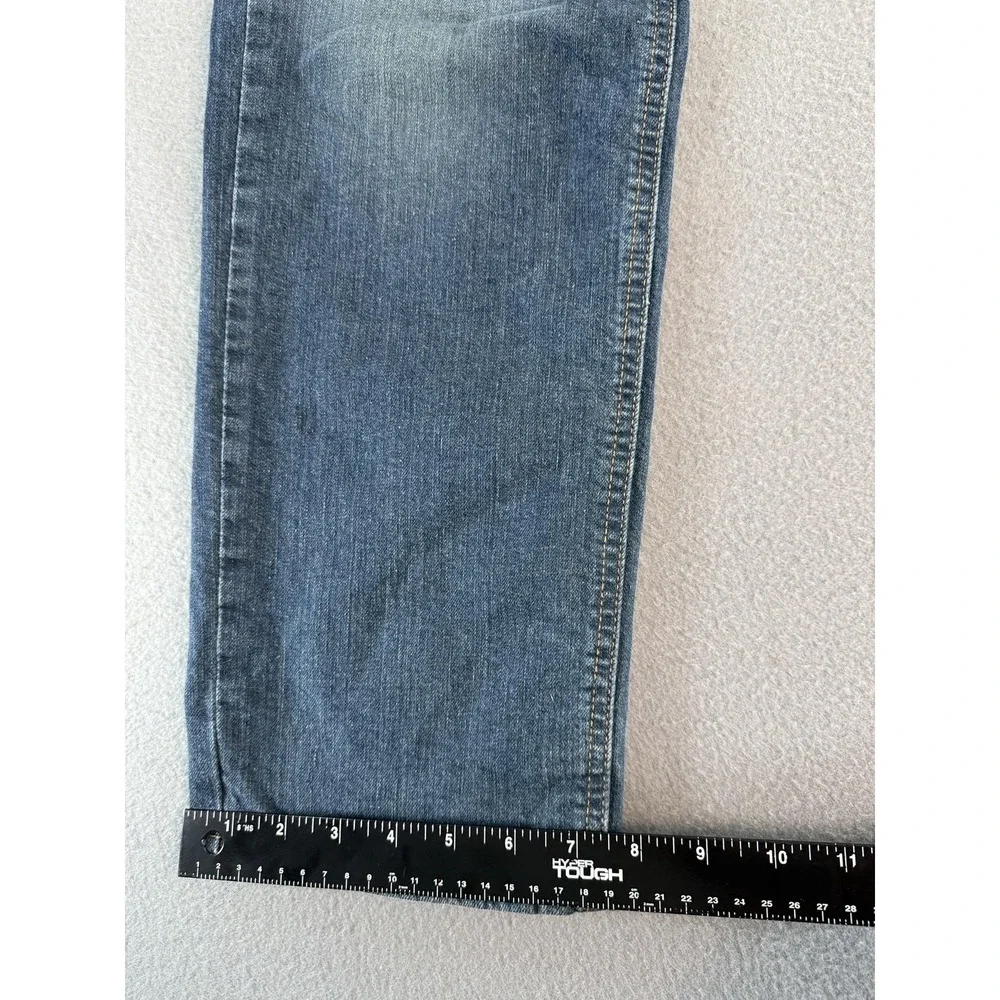 Levi's 541 Jeans Mens 34x32 Med Wash Blue Athletic Tapered Stretch Denim Casual